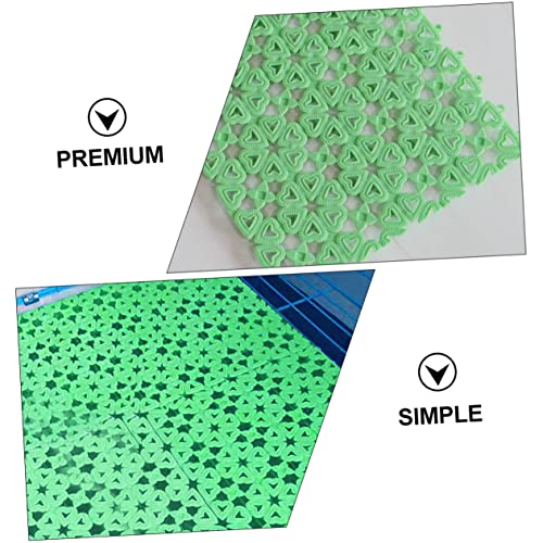  Healeved 6pcs Rabbit Cage Mat Chalkboard Tags Anti- Pet Mats Rabbit Cage Pads Black Bunny Chalkboard Labels Black Mat Anti-Slip Pet Mats Protective Pet Cushions Protective Pet Pads Indoor