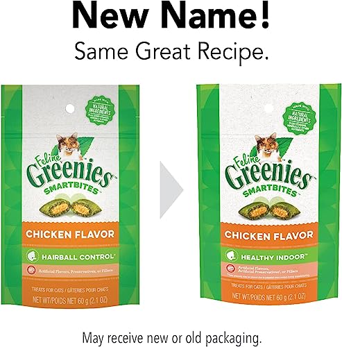  GREENIES Smartbites Healthy Indoor Chicken - 2.1 Oz, Pack Of 4