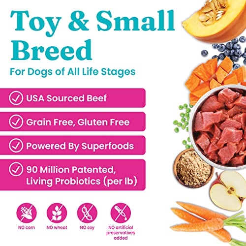  Solid Gold Mighty Mini Small Breed Dog Food - Dry Dog Food For Any Toy Breed - For Gut Health & Sensitive Stomach Support - Digestive Probiotics For Dogs - Grain & Gluten Free Recipe