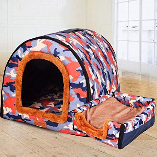  SENERY Stars Pet House PP Cotton Dog Nest Foldable Cat Bed For Small Medium Dogs Striped Travel Kennels Pet Products