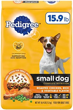  Pedigree Small Dog Complete Nutrition Small Breed Adult Dry Dog Food Grilled Steak And Vegetable Flavor Dog Kibble, 14 Lb. Bag