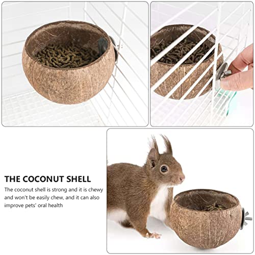  NOGRAX Rabbit Toy 6 Pcs Small Animals Small Animals Feeding Bowls Hamster Feeder Hamster Cage Bowls Feeder Shell Rabbit Toys Feeder (Color : As Shownx2pcs, Size : 11.5X11.5X8CMx2pcs)
