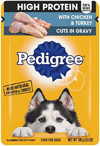  PEDIGREE CHOICE CUTS IN GRAVY Adult Canned Soft Wet Dog Food With Beef, 13.2 Oz. Cans (Pack Of 12)
