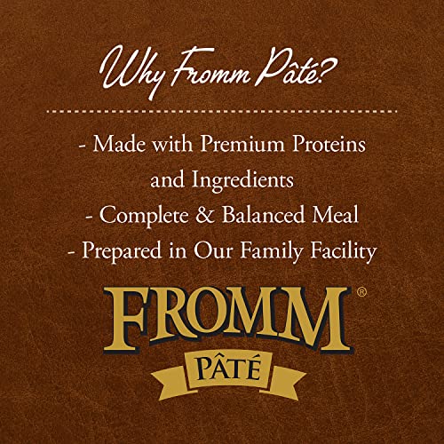  Fromm Salmon & Chicken Pate Dog Food - Premium Wet Dog Food - Salmon Recipe - Case Of 12 Cans