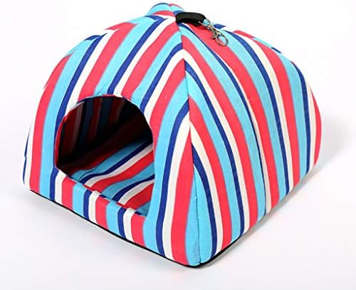  Summer Dog Bed For Large Medium Small Dogs Stripe Bird Cat Kennel House Pet Indoor Outdoor Puppy Tent