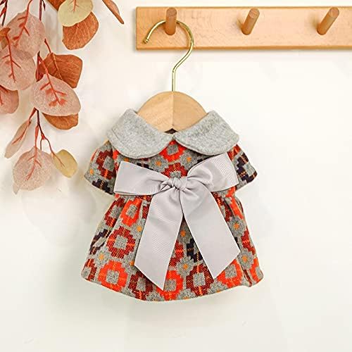  Sweet Print Pet Dog Princess Dress Suitable For Small Dogs Spring And Winter Puppy Dress Yorkie Dress Pet Clothing A1 XL