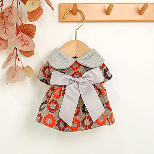  Sweet Print Pet Dog Princess Dress Suitable For Small Dogs Spring And Winter Puppy Dress Yorkie Dress Pet Clothing A1 XL