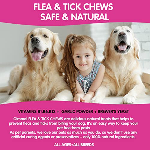  Flea And Tick Prevention For Dogs Chewables Pills, 120 Tablets Flea And Tick Chews For Dogs, Oral Flea Pills For All Breeds And Ages Dogs, Oral Flea Pills For Dogs Supplement
