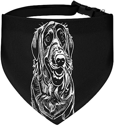 GENERIC Colorful Fawn Pet Bandana Collar - Scarf Collar - Art Dog Bandana Minimal Head Cicumference