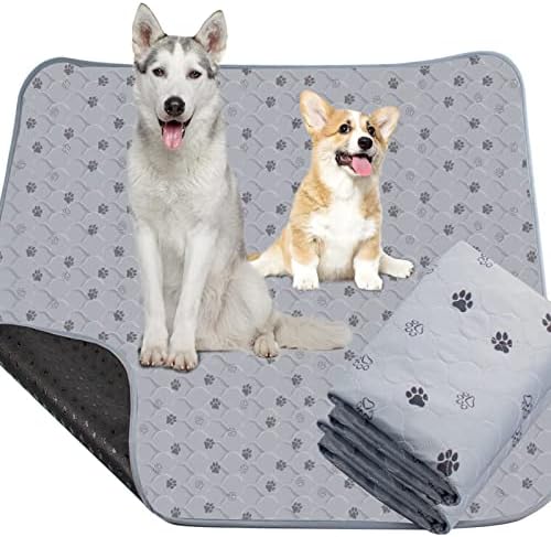  SCLOSE Washable Pee Pads For Dogs 48"x72", Washable Dog Pee Pads,Reusable Training Pee Pads For Dogs Washable,Non-Slip ,Super Absorbent Incontinence,Waterproof Dog Whelping Mat
