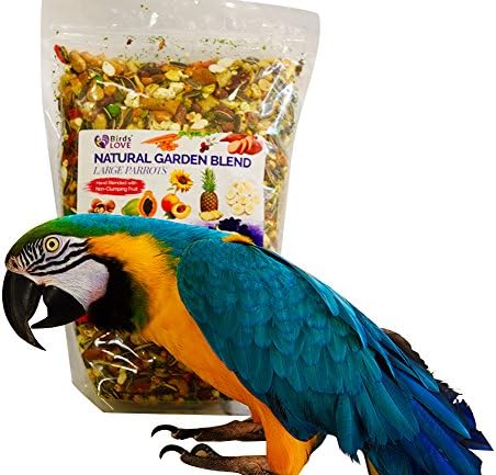  Birds LOVE All Natural Garden Blend Bird Food For Parrots 2lb