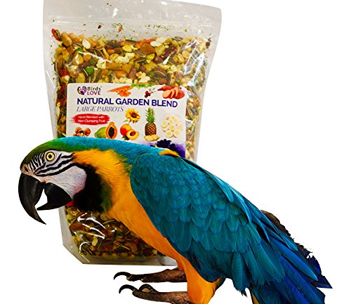  Birds LOVE All Natural Garden Blend Bird Food For Parrots 2lb
