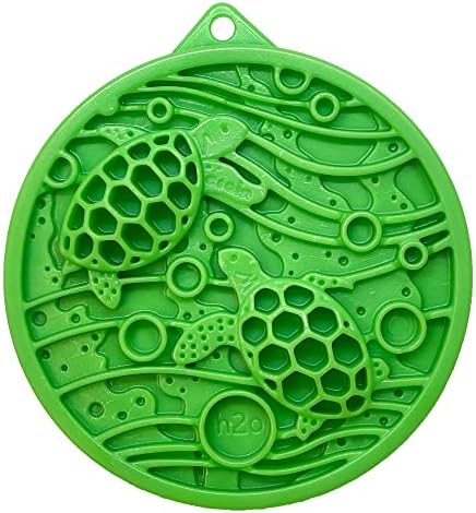  SodaPup Bones EMat – Durable Lick Mat Feeder Made In USA From Non-Toxic, Pet-Safe, Food Safe Rubber For Mental Stimulation, Avoiding Overfeeding, Fresh Breath, Digestive Health, Calming, & More