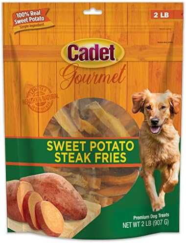  Cadet Gourmet Duck Breast Dog Treats - Healthy & Natural Dog Training Treats For Small & Large Dogs - Inspected & Tested In USA (2.5 Lb.)