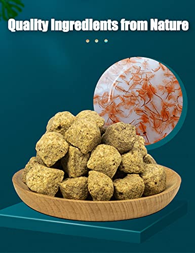  5 OZ Freeze Dried Brine Shrimp Cubes - Aquatic Foods Freeze Dried Tropical Fish Foods