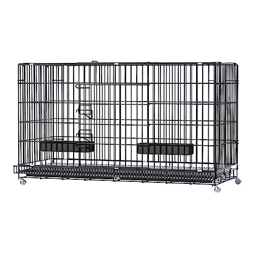  Chicken Coop Large, Metal Outdoor Bunny Rabbit Hutch, Hen Coop Poultry Cage With Removable Tray Easy Cleaning, Garden Backyard Pet House