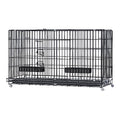  Chicken Coop Large, Metal Outdoor Bunny Rabbit Hutch, Hen Coop Poultry Cage With Removable Tray Easy Cleaning, Garden Backyard Pet House