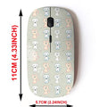  2.4G Wireless Mouse With Cute Pattern Design For All Laptops And Desktops With Nano Receiver - Cute Dogs Cats Pet Food