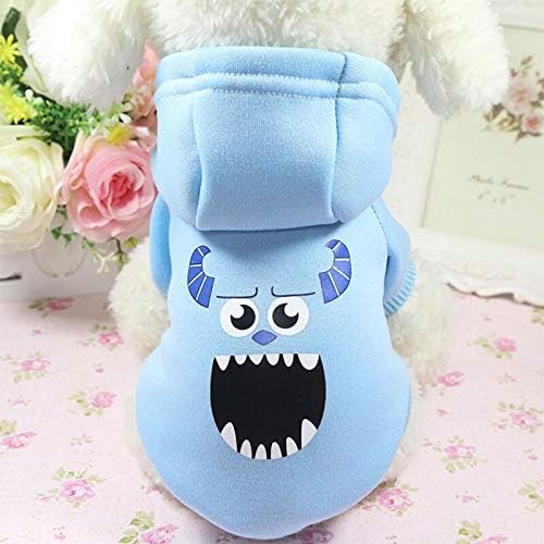  Cartoon Dog Hoodie Pet Dog Clothes For Small Dogs Yorkshire Fashion Dog Coat Jacket Puppy Pet Clothing For Dogs A5 XL