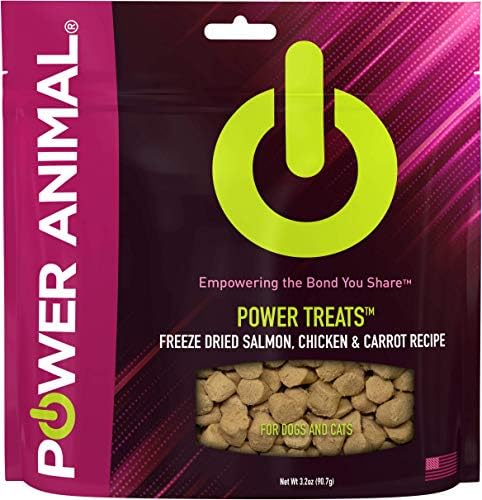  POWER Animal Power Treats - Freeze Dried Dog Treats And Cat Treats - Premium Quality Ingredients, Real Meat First Ingredient, All Natural, Humanely Sourced, Made In The USA