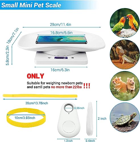  Digital Pet Scale Set, 33lb/15kg Small Animal Scale Food Scale Grams And Ounces, Kitchen Electronic Weight Scale, For Kitten/Puppy/Hamster/Little Bird/Rabbit
