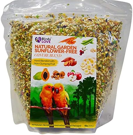  Birds LOVE All Natural Garden Blend Bird Food For Parrots 2lb