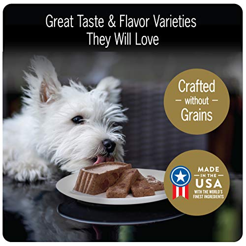  CESAR Wet Dog Food Classic Loaf In Sauce Grilled Chicken, Filet Mignon, Porterhouse Steak, Beef, Chicken & Liver And Turkey Variety Pack (36) 3.5 Oz. Easy Peel Trays