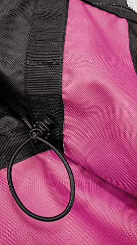  Dingo Dog Training Vest For Agility Dog Sports Training Waterproof Many Pockets For Carry Toys&Snacks 2-Way Zipper Drawstring Waist Pink Power S Size 16400-2
