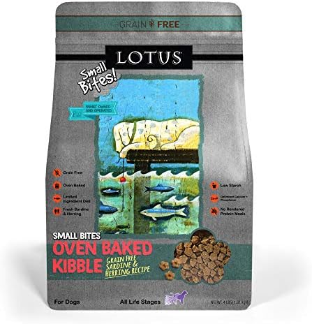  Lotus Small Bite Dry Dog Food, Chicken, 5 Lb.