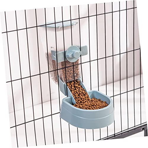  Parrot Food Cat Food Dispenser Automatic Feeder Dog Automatic Feeder Dog Food Plastic Sky-Blue Hanging Bowl Parakeet Food Cockatiel Food