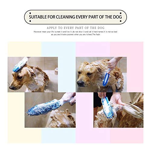  YangYan Pet Dog Cleaning Combs Cat Hair Soft Durable Brush Pet Supplies Pet Silica Gel Brush For Hair Cleaning Massage (Color : DN1058G)