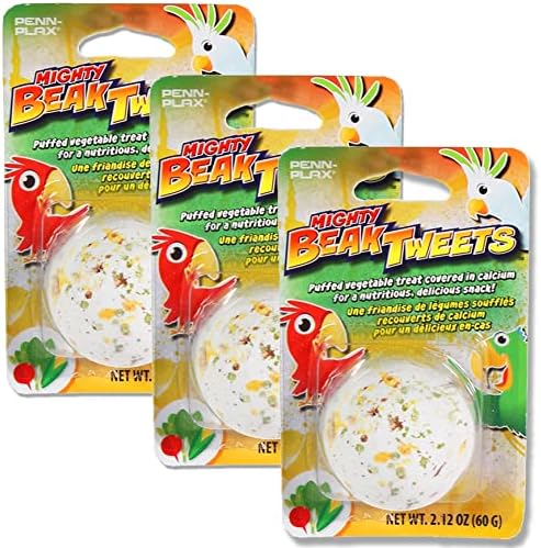  Penn-Plax Bird Treats - 6 Fun, Tasty & Colorful Options To Keep Your Bird Happy And Healthy (6PC PK - TWEETOS-Birdie Noodles)