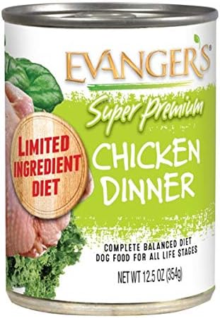  Evanger's Super Premium Lamb & Rice Dinner For Dogs