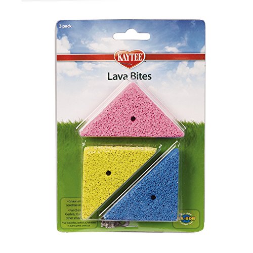  Kaytee Super Pet Lava Bites Small Animal Chews - 12 Total Chews (4 Packs With 3 Per Pack)