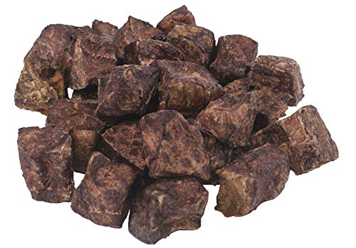 Bison Cubes: Pure Bison Dog Treats - All Natural Treats For Dogs. Vet Approved, Single Ingredient, Grain Free, Healthy & Nutritious Real Meat, Low Calorie Treats For Dogs (Bison Lung, 16oz)