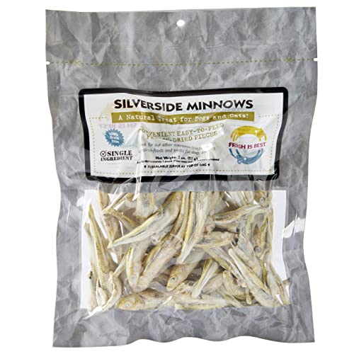  Fresh Is Best - Freeze Dried Healthy Raw Meat Treats For Dogs & Cats - Silverside Minnows