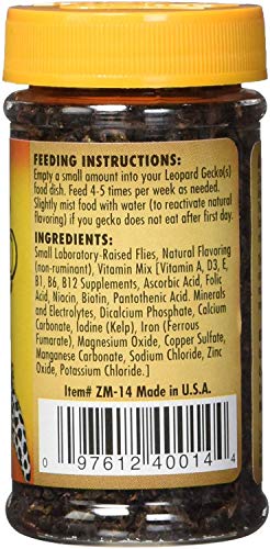  Zoo Med Leopard Gecko Food .4 Oz - Pack Of 3