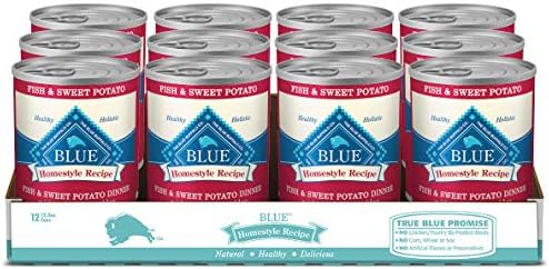  Blue Buffalo Homestyle Recipe Natural Adult Wet Dog Food, Turkey Meatloaf 12.5-oz Can (Pack Of 12)