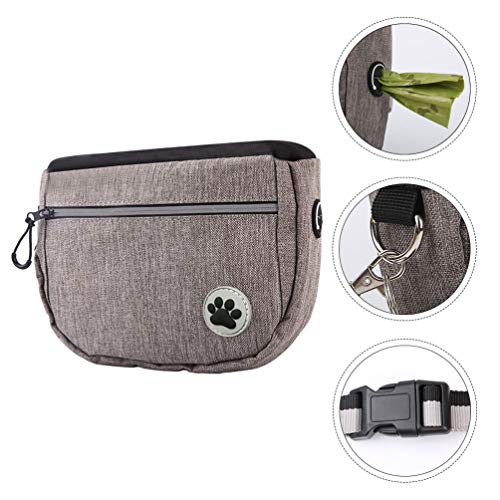  Hemobllo Food Containers Food Containers Puppy Treats Portable Dog Treats Pouch- Outdoor Travel Walking Food Bag For Dogs Training, Cloth Pet Food Container Snack Pouch Puppy Treats Puppy Treats
