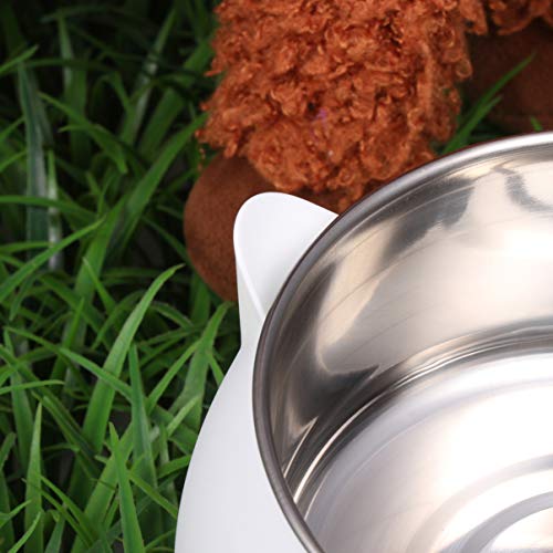  POPETPOP Dog Bowl Dog Food Bowls S Stainless Steel Dish For Small/Medium/Large Dogs,Cats, Pets Feeder And Water Perfect Choice Pet Supplies Large Water Bowl Dog Dish