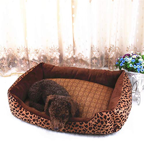  Summer Pet Dog Cooling Rattan Mat Folding Solid Breathable Durable Puppy Mat For Small Medium Large Dogs