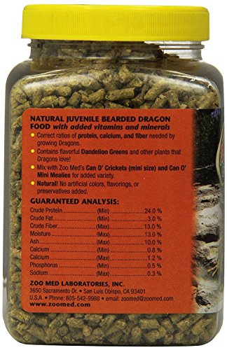  Zoo Med Bearded Dragon Food 10oz (3 Pack)