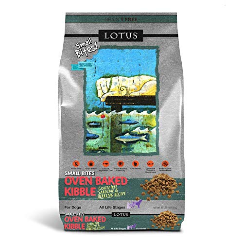  Lotus Small Bite Dry Dog Food, Sardine And Pollock, 10 Lb