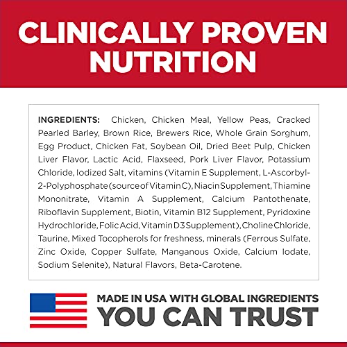  Hill's Science Diet Adult Sensitive Stomach And Skin, Small Bites Dry Dog Food, Chicken & Barley Recipe, 4 Lb. Bag