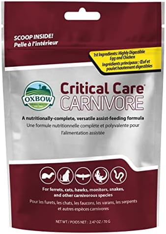  Oxbow Animal Health Critical Care, Carnivore, 340 Gram Bag (529.15010.3)
