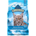  Blue Buffalo Wilderness High Protein, Natural Adult Dry Cat Food, Denali Dinner With Wild Salmon, Venison & Halibut 4lb