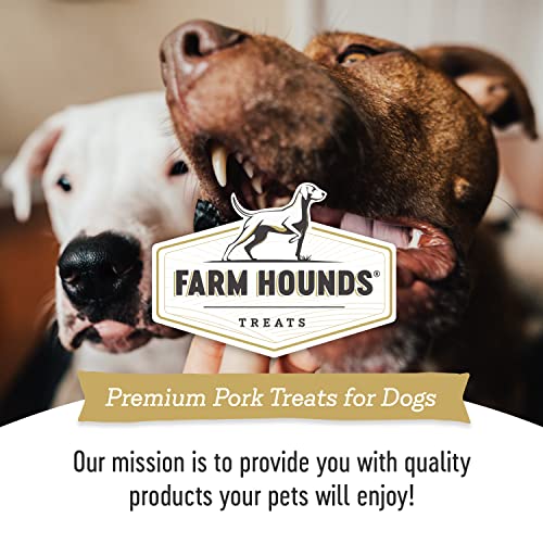  Farm Hounds Dehydrated Pork Kidney For Dogs, 100% Natural, Humane Dried Pig Kidney Treats For Dogs, Regenerative Agriculture Dog Training Treats & Food From Local Farms For All Dog Breeds & Sizes