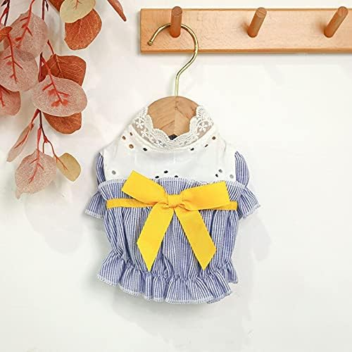  Sweet Print Pet Dog Princess Dress Suitable For Small Dogs Spring And Winter Puppy Dress Yorkie Dress Pet Clothing A1 XL