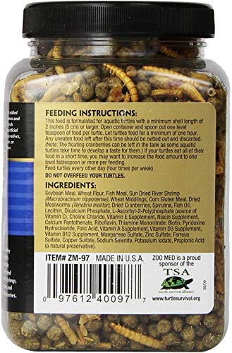  Zoo Med Gourmet Aquatic Turtle Food 6 Oz - Pack Of 6