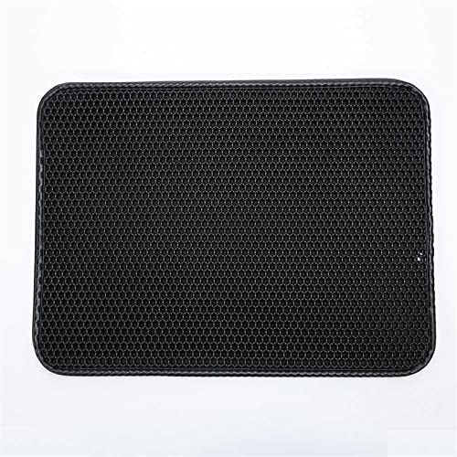  ALIKKA Dog Food Mat Folding Cat Litter Mat Cats Litter Trapper Mats Waterproof Cushion Foam Rubber Pet Massage Pads Double-Layer Kitten Placemat
